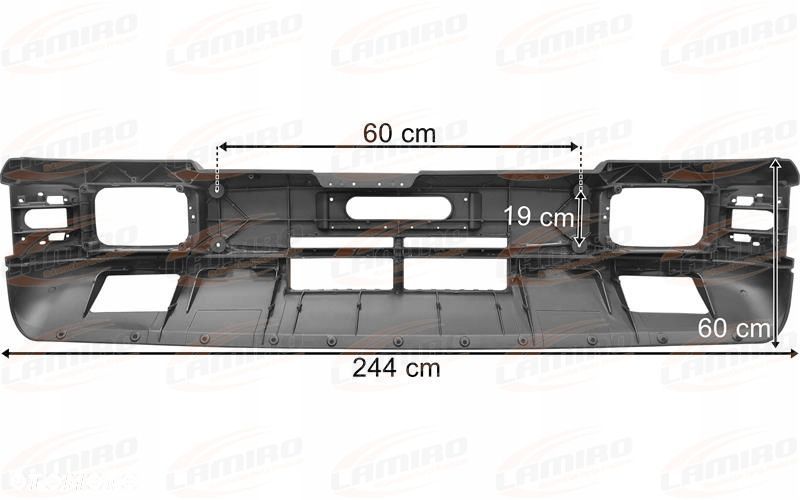 MAN F90 M90 ZDERZAK PRZÓD Z OTWORAMI NA HALOGENY - 2