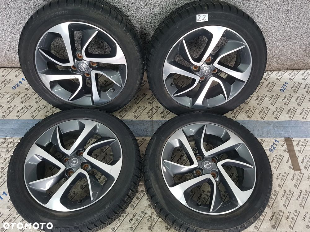 KOŁA CAŁOROCZNE OPEL CORSA D E ADAM HYUNDAI  4X100 195/55R16 6,5JX16 ET40 - 2