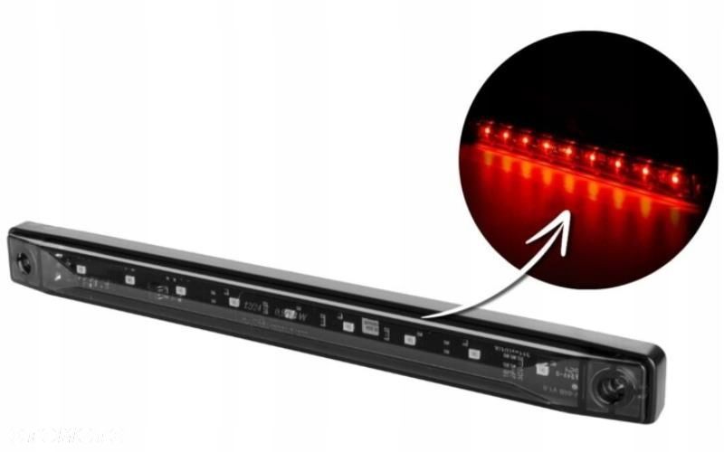 lampa obrysowa tylna led czerwona 12/24v uniwersalna - 1