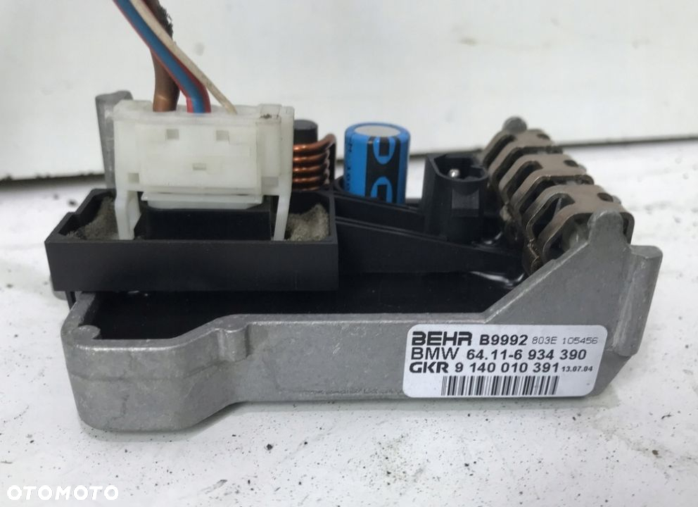 REGULATOR DMUCHAWY 6934390 OPORNICA JEŻ BMW E65 - 2