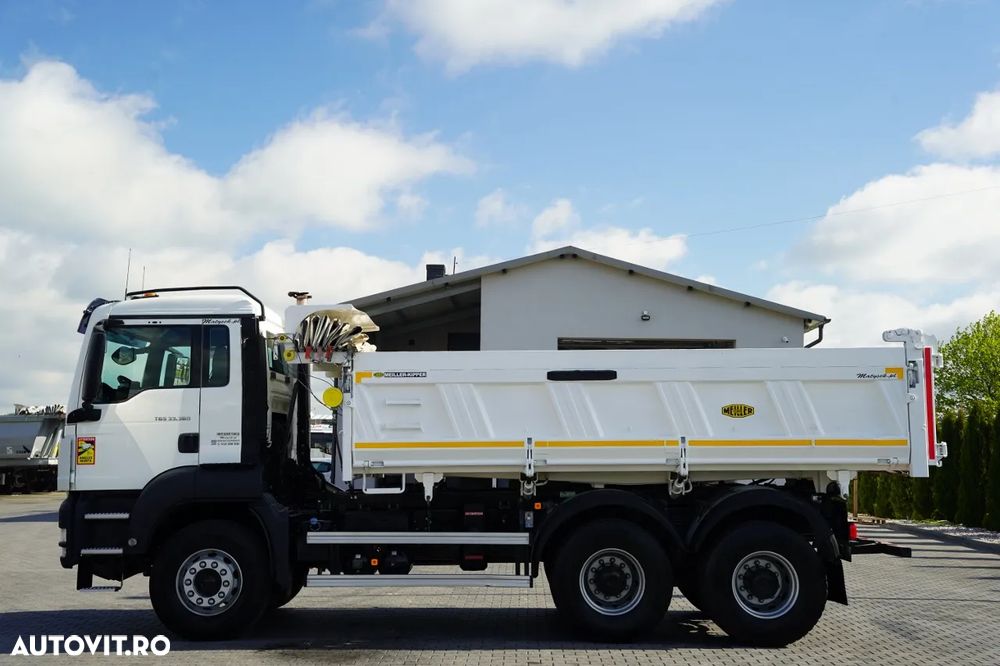 MAN TGS 33.360 / 6x4 / BASCULATOR / HIDRODECKER / MEILLER KIPPER / BORDMATIC / AUTOMAT / EURO 5 - 11