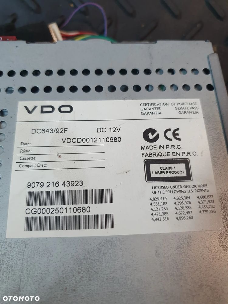 Subaru Impreza Gd Forester Radioodtwarzacz Radio Cd   DC643/92F - 4