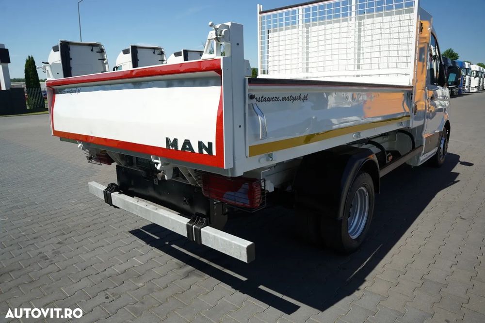 MAN TGE 4.180 / BASCULATOR SPATE / DUBLU / CAMERĂ MARȘARIER / IMPORTAT - 17