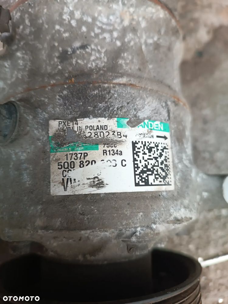 VW SKODA SEAT AUDI SPRĘŻARKA KLIMATYZACJI 5Q0820803C - 2