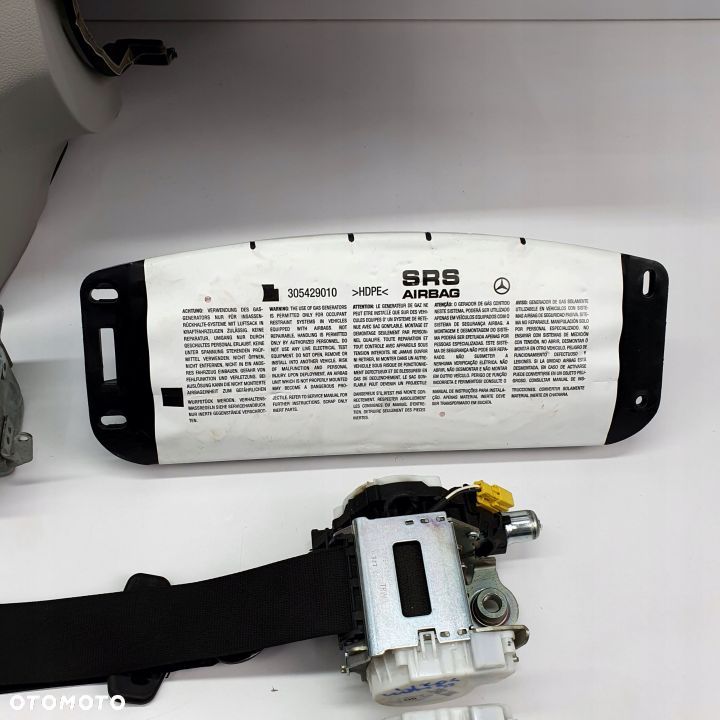 MERCEDES C KLASA W204 LIFT DESKA ROZDZIELCZA KONSOLA KOKPIT PULPIT PODUSZKI AIRBAG AIR BAG PASY KIT SET - 7