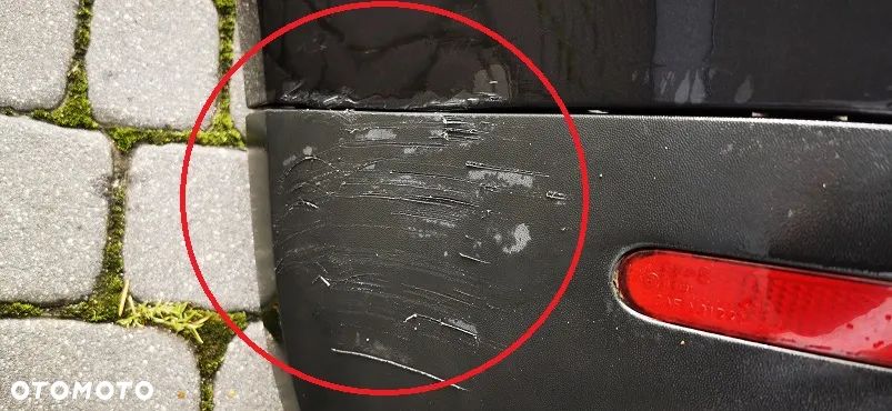 VW TOUAREG ZDERZAK TYL TYLNY KPL PDC - 4