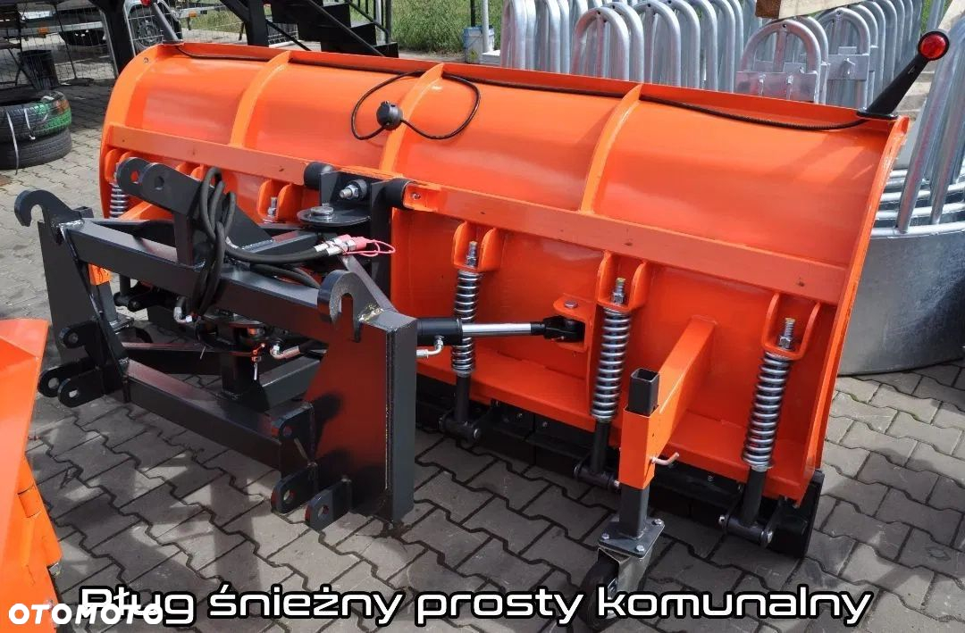 Pług śnieżny do śniegu PROSTY KOMUNALNY euroramka TUZ METAL TECHNIK 1,5m 1,56m 1 - 7