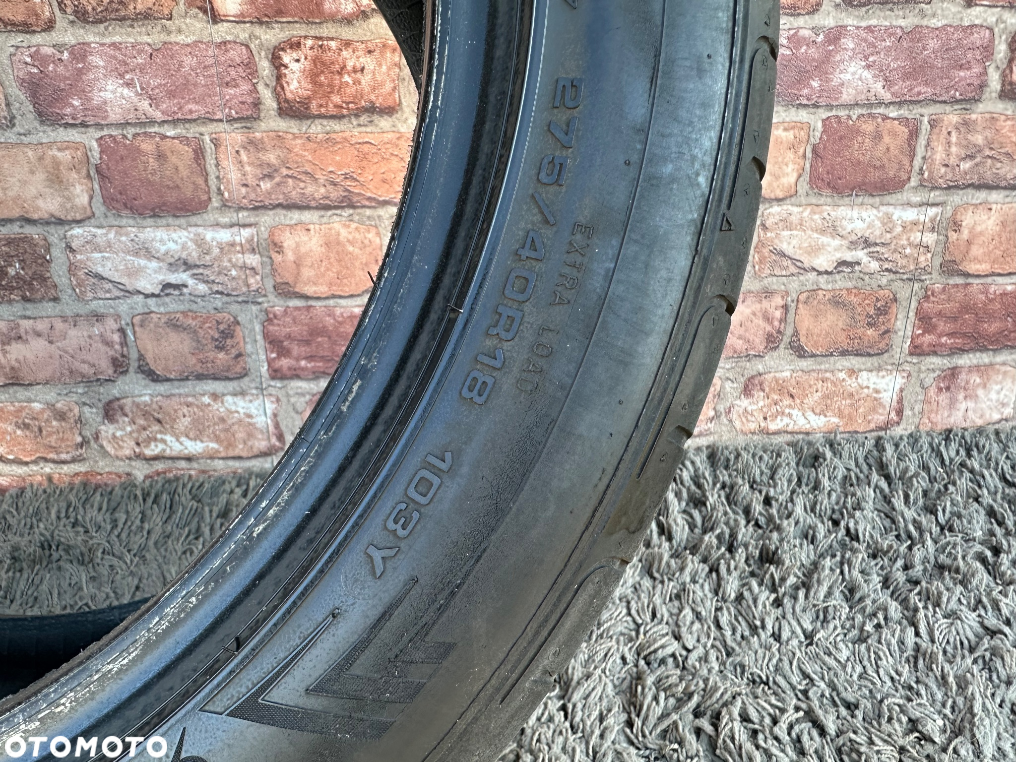 Dwie opony letnie Dunlop 275/40/18 R18 103Y jak 255 265/45 para opon lato Radom F10 cena za dwie - 7