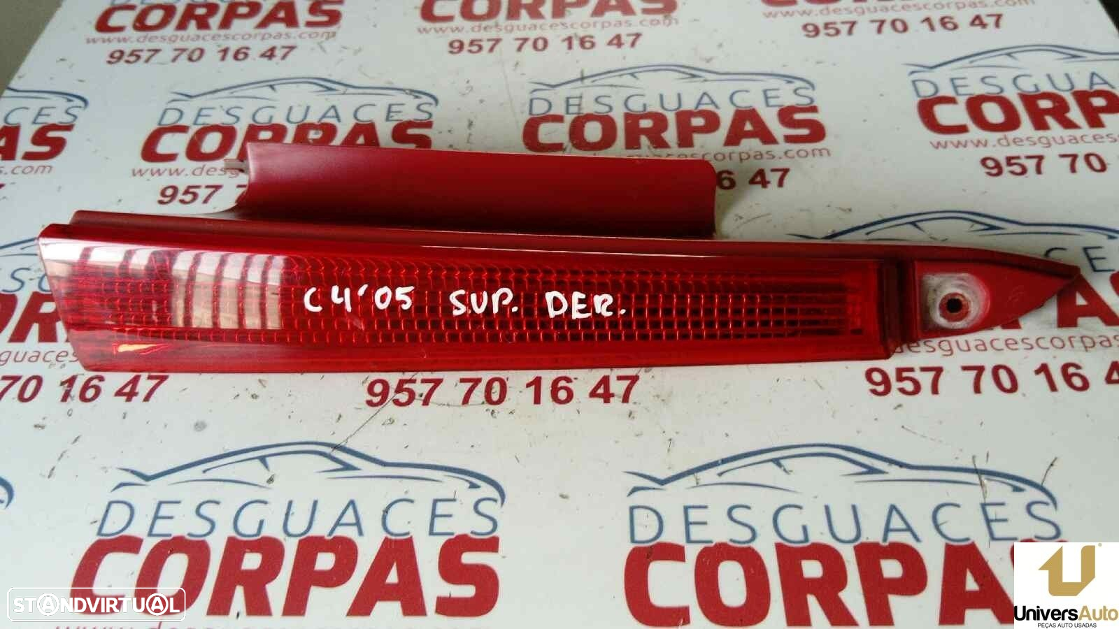 FAROLIM TRASEIRO DIREITO CITROEN C4 COUPÉ 2005 -9655863780 - 4
