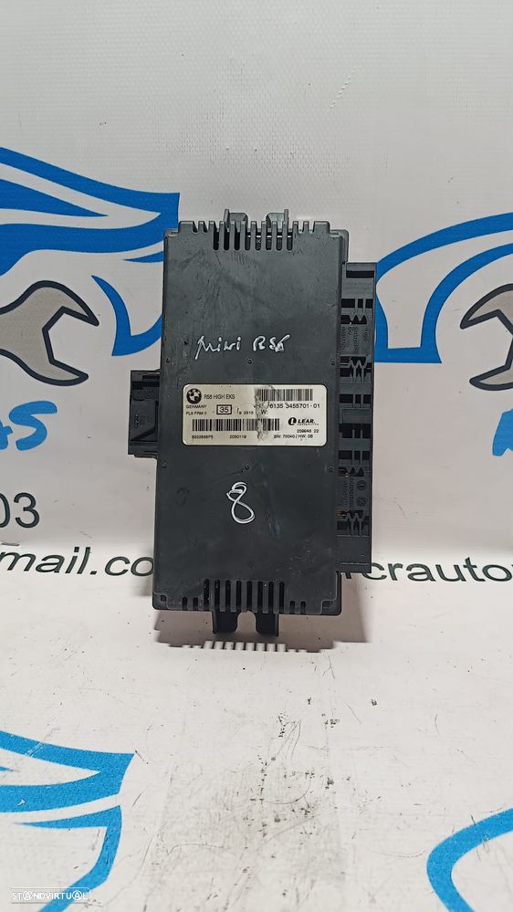 CENTRALINA MODULO LUZ LUZES INTERIOR FOOTWELL MINI COOPER S R56 6135345570101 61353455701 345570101 3455701 R55 R55 LCI CLUBMAN R56 LCI R57 R57 LCI CABRIO R58 COUPE R59 ROADSTER R60 COUNTRYMAN R61 PACEMAN - 1