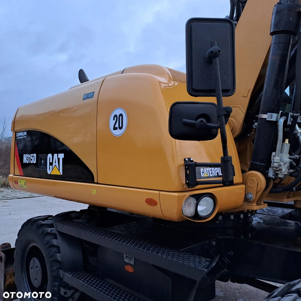 Caterpillar M315D Koparka kołowa 9600 MTG / Z Niemiec / Skarpówka / Verachtert WYJĄTKOWY STAN !!! - 8