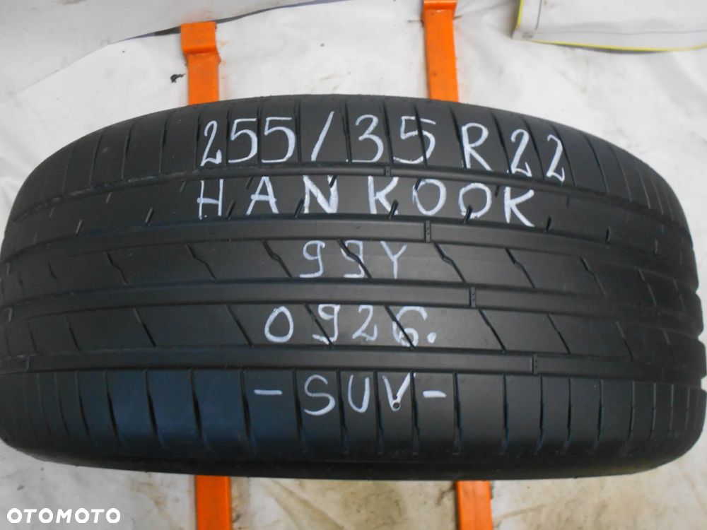 OPONA POJEDYNKA 255/35R22 HANKOOK ION EVO SUV DOT 0926 5.8MM - 1