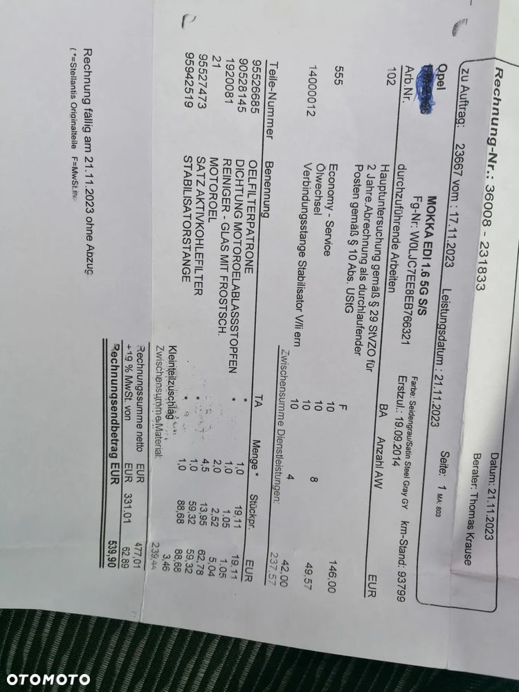 Opel Mokka 1.6 ecoFLEX Start/Stop Selection - 33