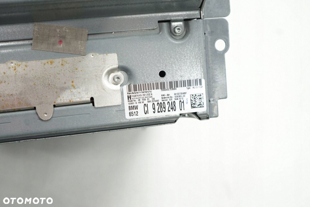 BMW 5 F10 F11 12R RADIO CZYTNIK NAWIGACJI 9289248 - 3