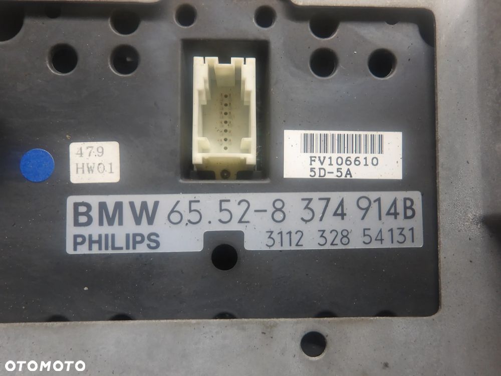 BMW E38 LIFT RADIO USZKODZONE 65528374914B - 7