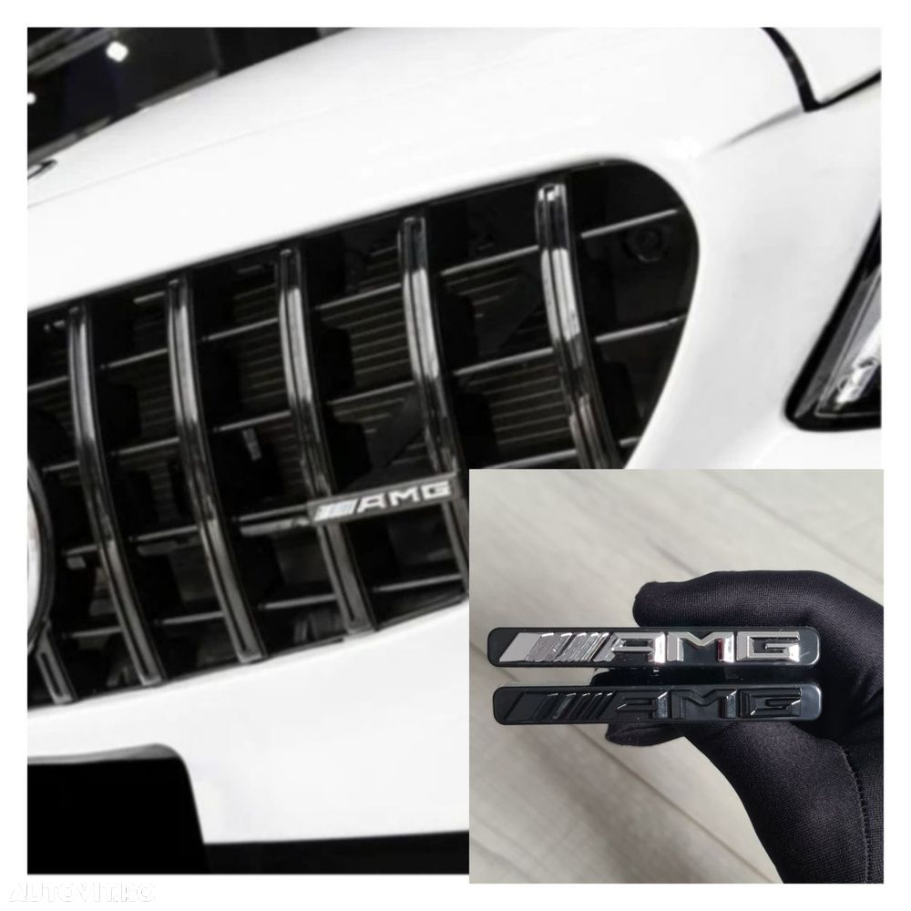 Emblema-Sigla-Logo-Mercedes-AMG-Grila-Panamericana - 1