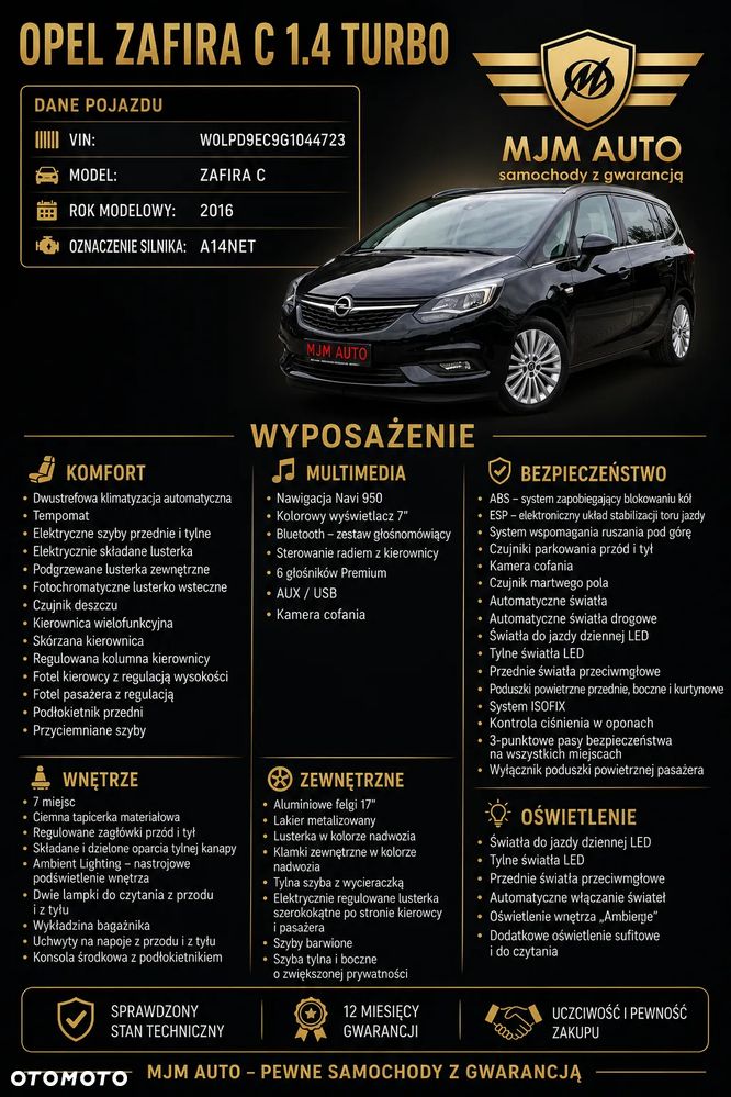 Opel Zafira 1.4 T Enjoy EU6 - 40