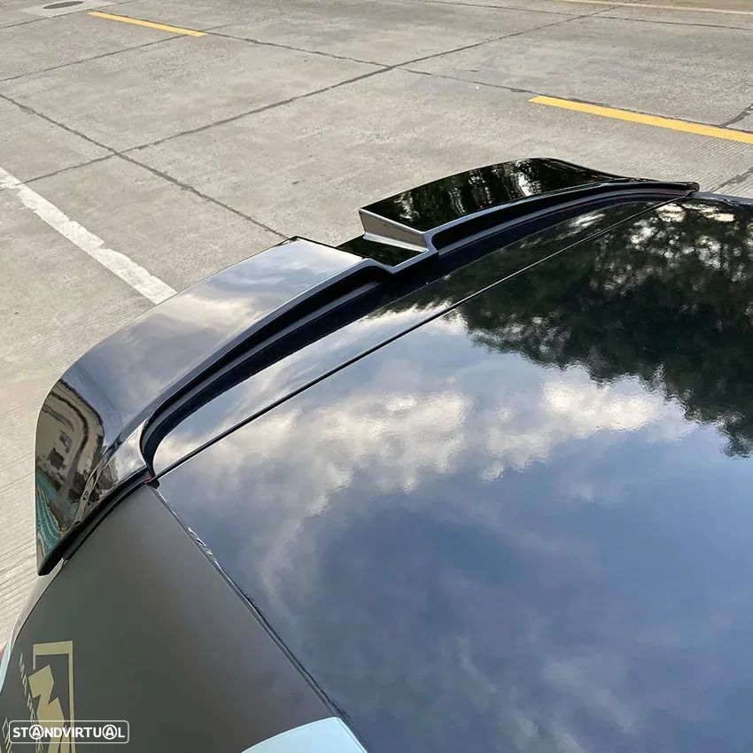 Aileron / lip / spoiler traseiro em plástico ABS em preto piano brilhante para VW Golf 6 GTI / R / R20 2008-2013 - 5