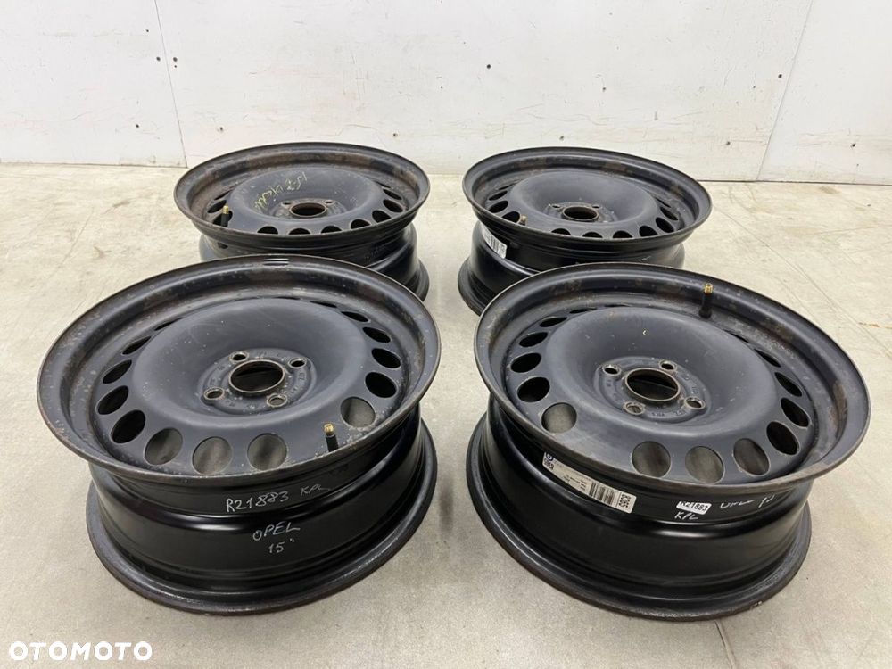 Felgi stalowe Felga Opel Corsa Tigra Astra 15 cali 6,5jx15 ET35 4x100 KOMPLET 2150164 - 2