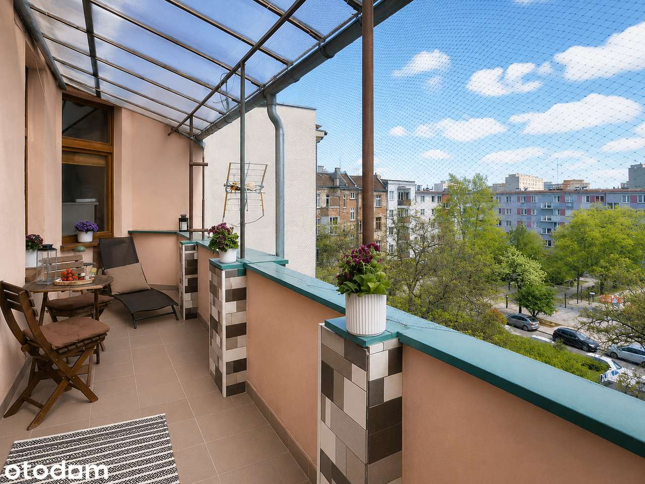 Słoneczna kamienica z tarasem 12m² | 61m² | 2 niezależne pokoje | Huby