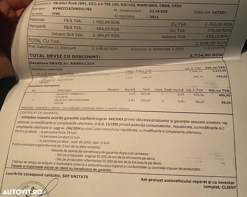 Volkswagen Golf Plus - 9