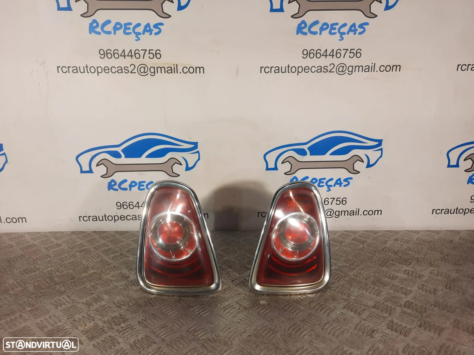 .FAROLIM FAROLINS TRASEIRO TRÁS ESQUERDO DIREITO ORIGINAL MINI COOPER R56 LCI FACELIFT R57 CABRIO LCI R58 COUPE R59 ROADSTER ORIGINAIS - 2