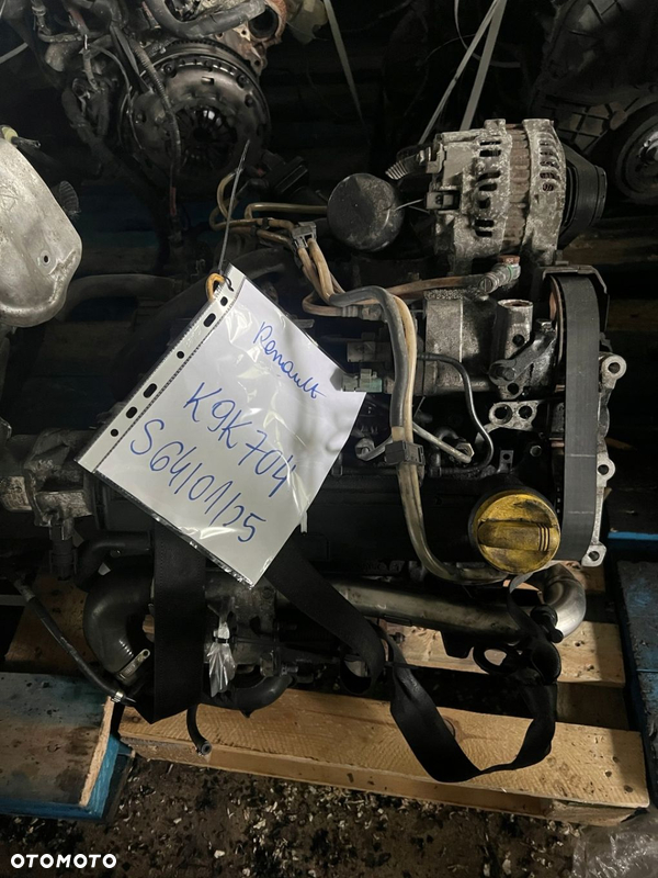 RENAULT SILNIK MOTOR 1.5 DCI K9K704 CAŁKOWICIE KOMPLETNY