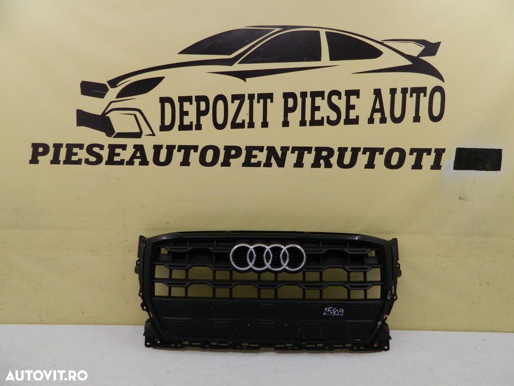 Grila radiator Audi Q2 facelift, 2021, 2022, 2023, cod origine 81A853651H. - 1