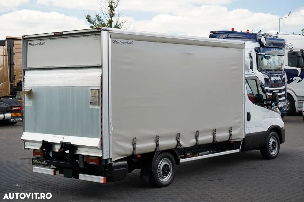 Iveco DAILY 35-180 / CONTAINER - CORTINĂ / AUTOMAT / DHOLLANDIA LIFT / GVWR: 3500 KG / 2021 - - 9