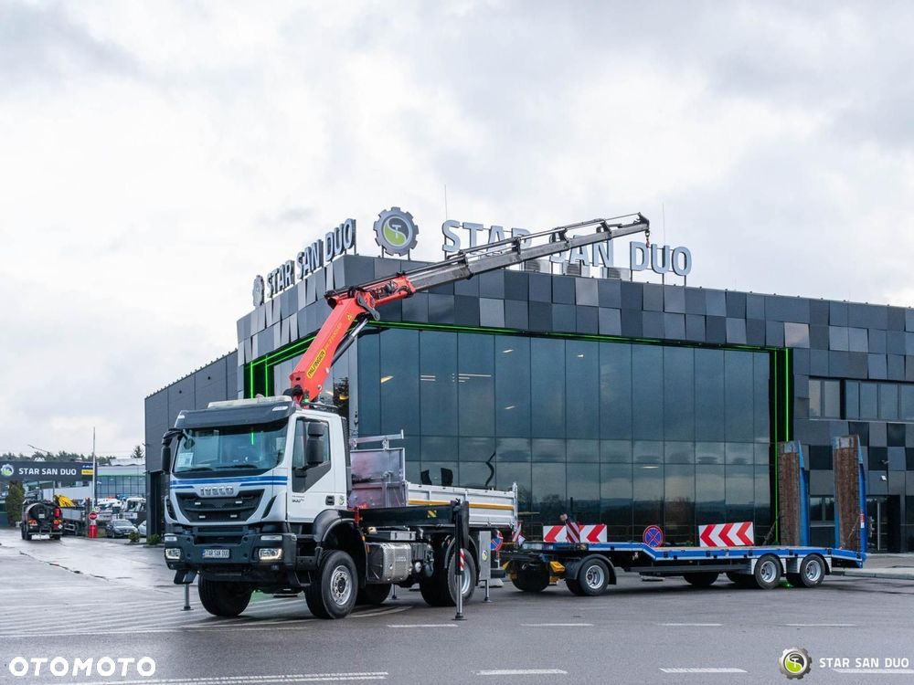 Iveco TRAKKER 450 4x4 PALFINGER PK 23001 EH HDS Żuraw Przyczepa  SCHWARZMÜLLER - 6