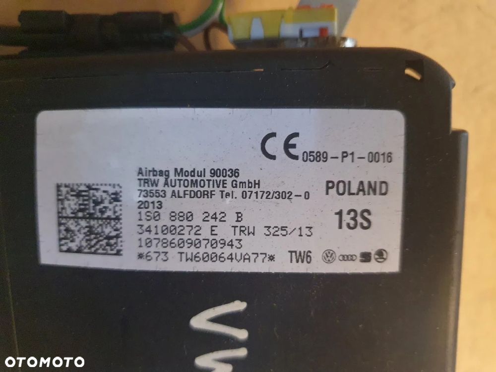 PODUSZKA FOTELA L/P VW UP MII 2 CITIGO - 4