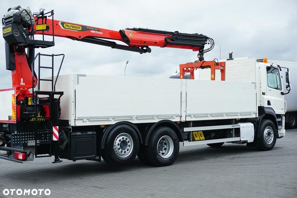 DAF CF / 480 / 6 X 2 / SKRZYNIOWY + HDS / PALFINGER PK 22 001L / OŚ SKRĘTNA / CHWYTAK - 39