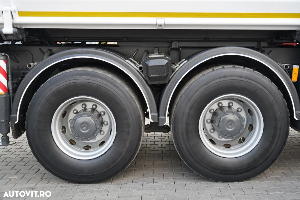 Mercedes-Benz ACTROS 2644 / 6X4 / BASCULATOR / 2X PLĂCI HIDRAULICE / + HIAB 166 ES-5 HDS / TELECOMANDĂ / ROTATOARE / EPS + AMBREIAJ / EURO 5 - 24