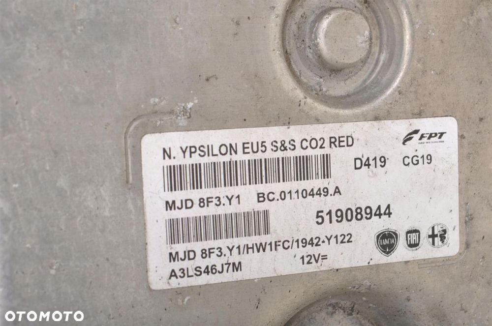 CHRYSLER YPSILON 1.3 Multijet  STEROWNIK SILNIKA - 2