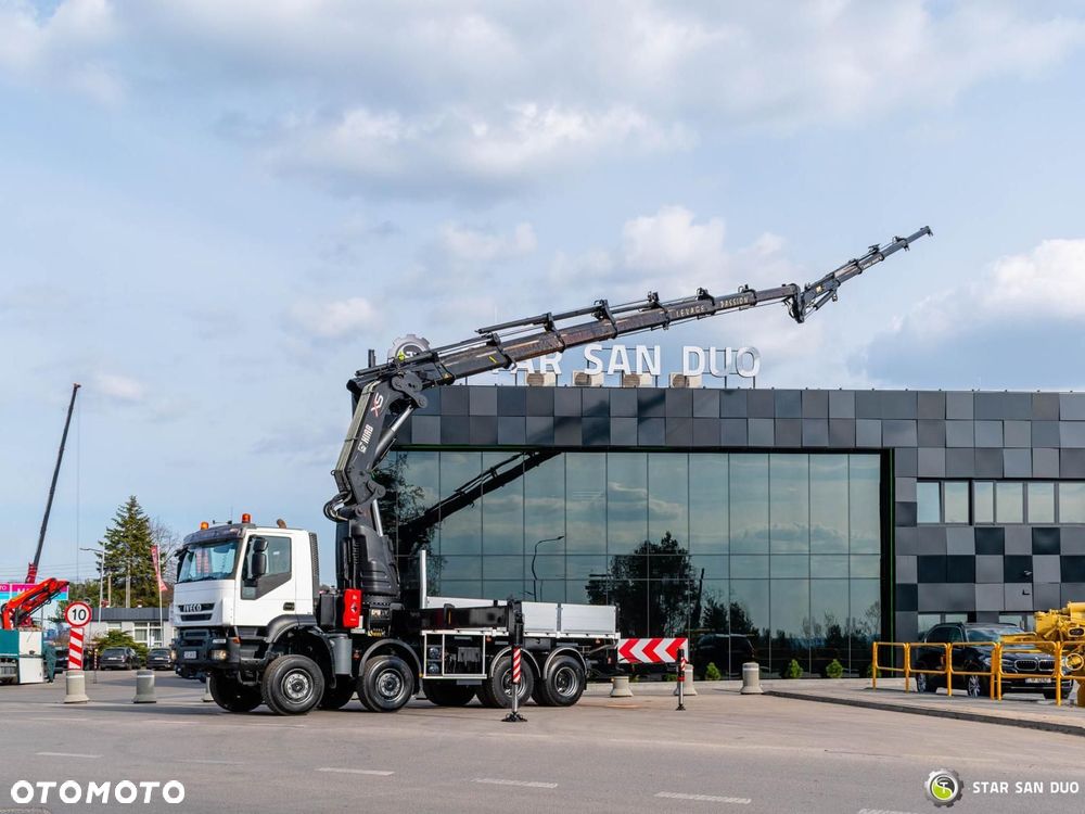 Iveco TRAKKER 450 8x8 HIAB 800E-7 FLy Jib Wciągarka HDS Żuraw - 8