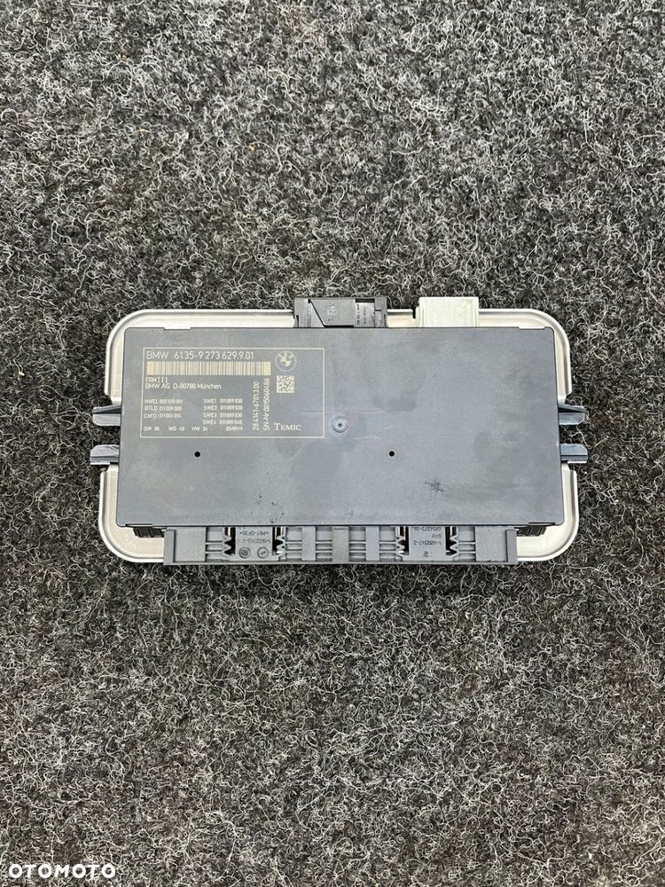 bmw f01 f04 f06 f07 f10 f12 f25 x3 moduł sterownik świateł 9273629 - 2