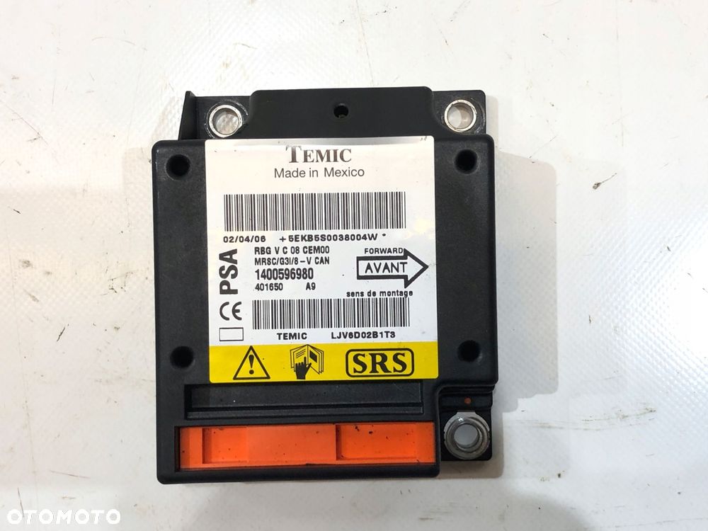 phedra 807 c8 ulysse moduł airbag poduszek 2.2hdi - 1
