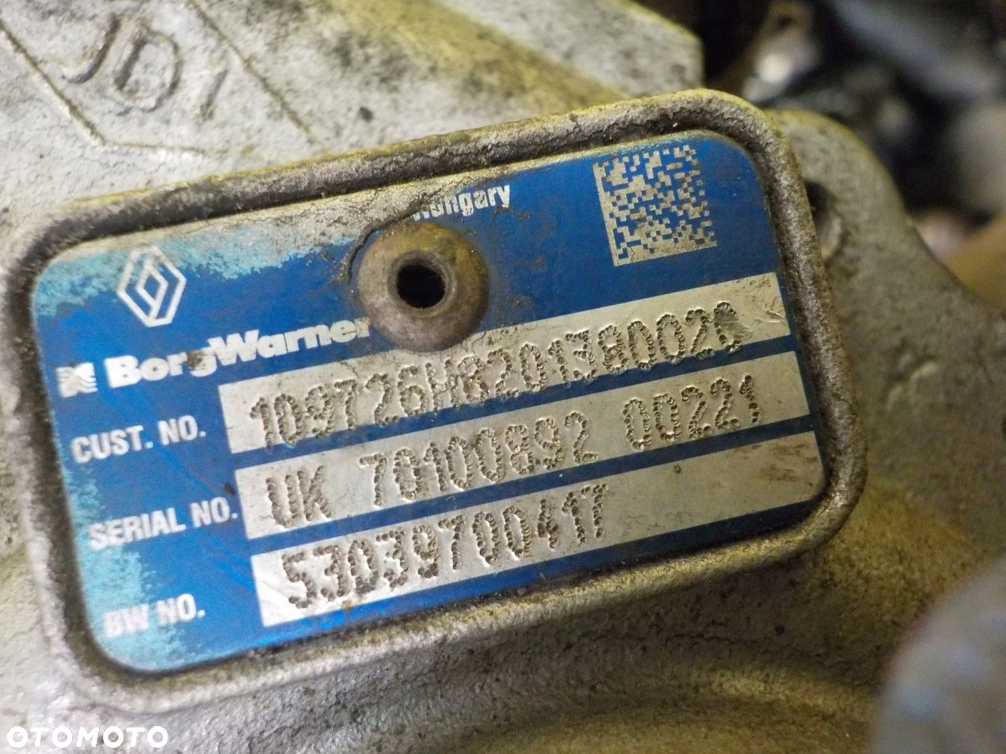 RENAULT MASTER III MOVANO 2.3 DCI 18r 131KM M9T704 turbina 53039700417 - 7