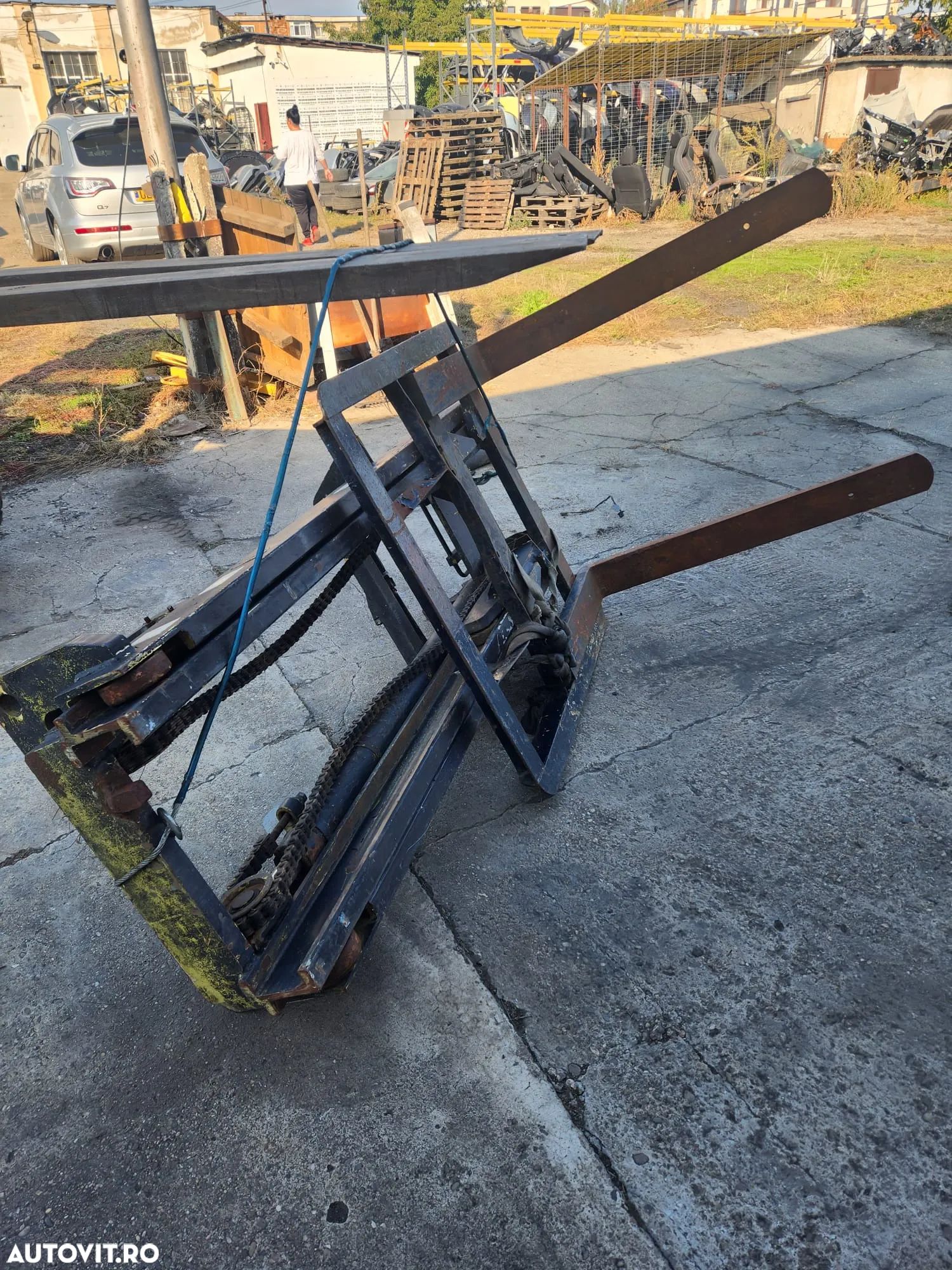 Catarg/Master Stivuitor Mitsubishi Model 90-2000 Complet Absolut Ridicare 4 m Sarcina 3500 Kg - Dez - 1