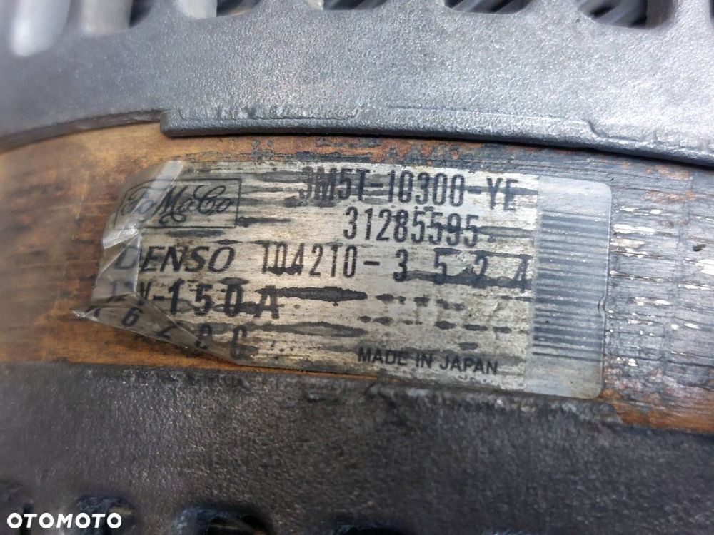 ALTERNATOR VOLVO V50 I S40 II 2.0 D 31285595 3M5T-10300-YE ID: 239535 - 3