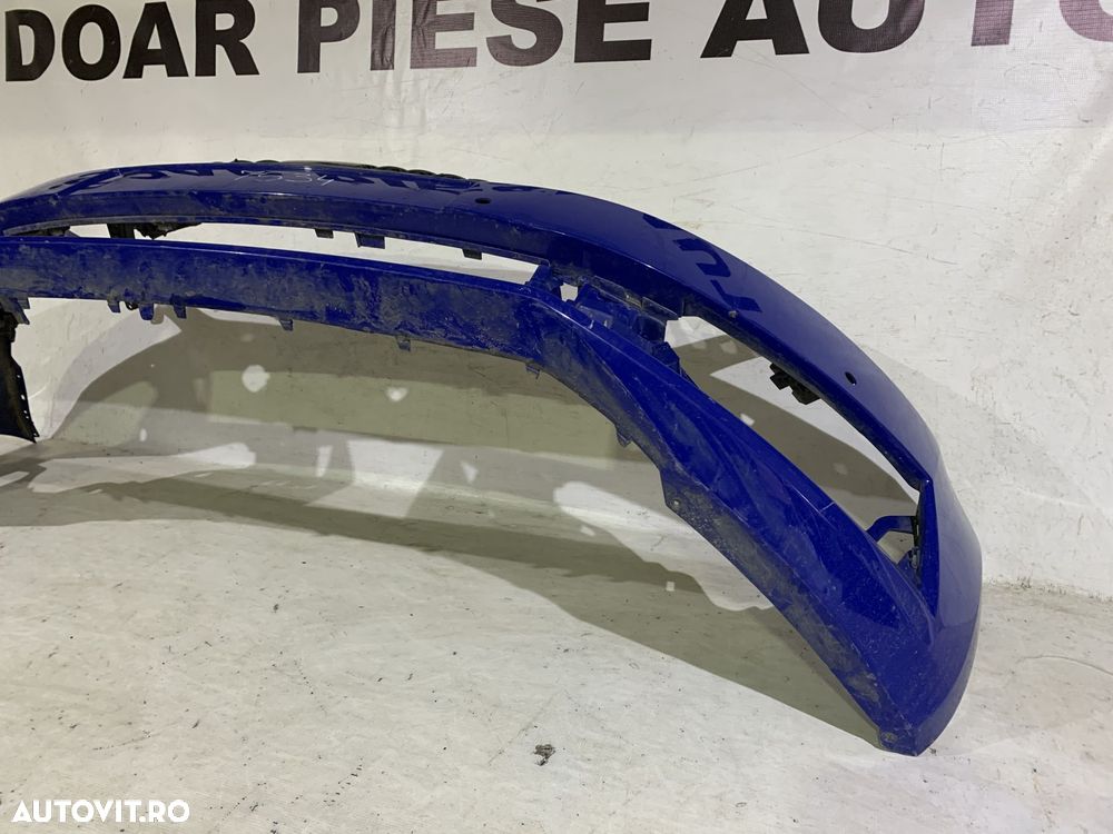 Bara fata Skoda Octavia 3, facelift, 2017, 2018, 2019, 2020, cod origine OE 5E0807221N, cu gauri pentru spalatori faruri si senzori de parcare. - 8