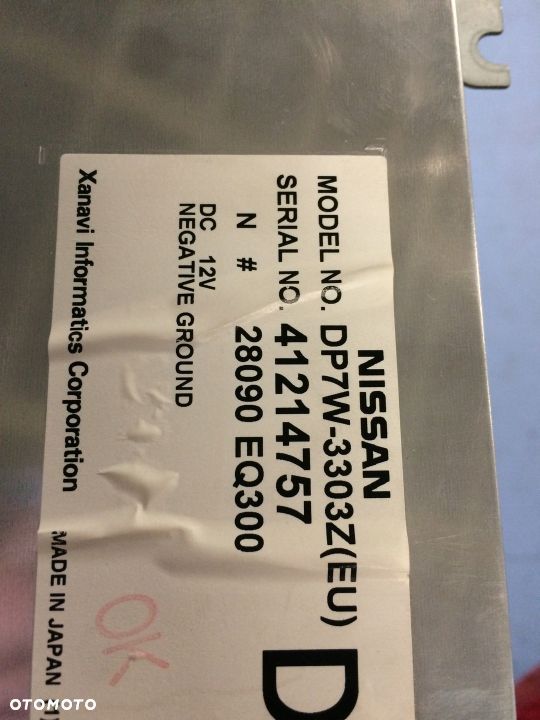 NISSAN MURANO Z50 WYŚWIETLACZ NAWIGACJI DP7W 3303Z - 2