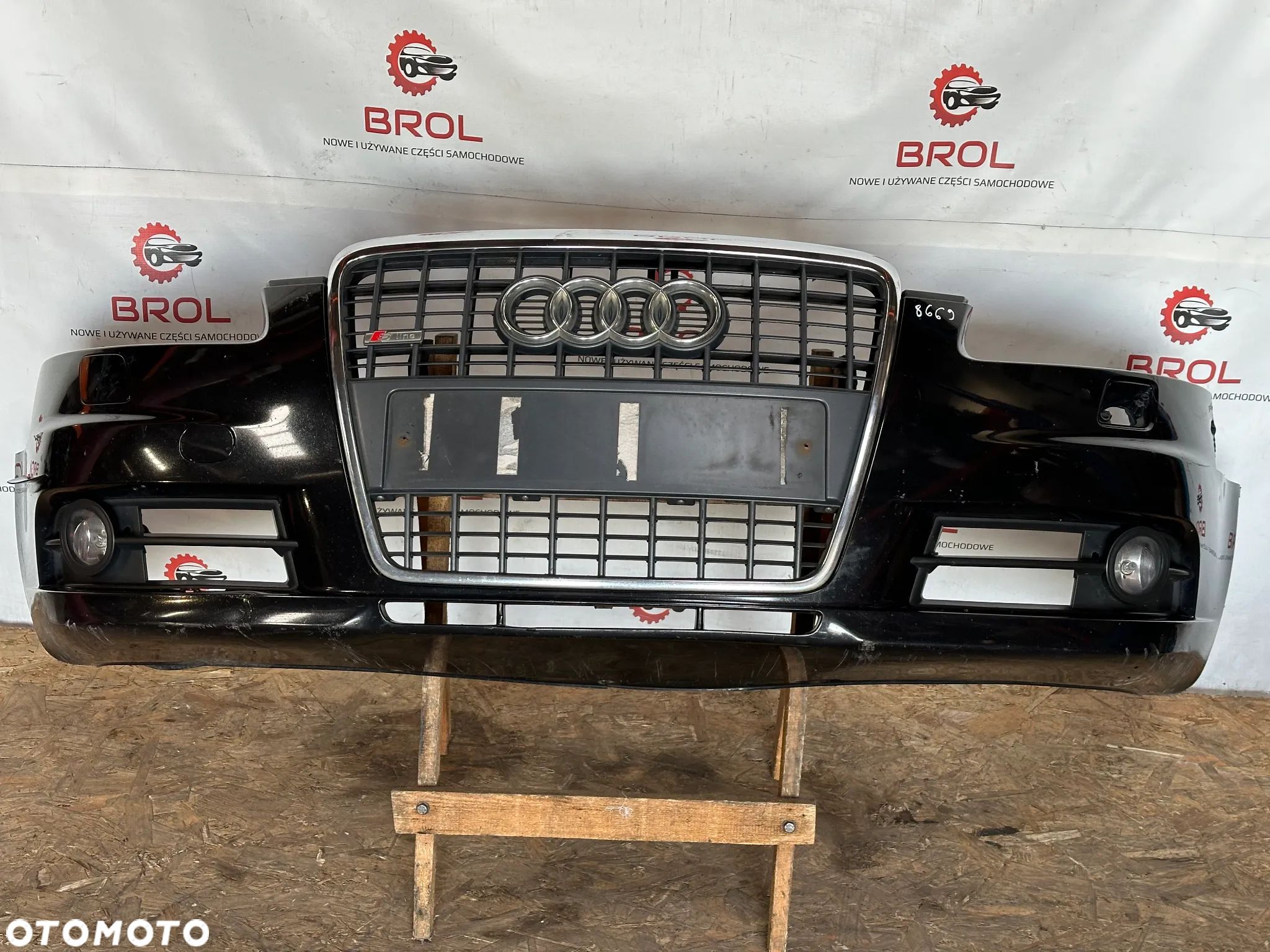 ZDERZAK PRZEDN AUDI A6 C6 S-LINE LZ9Y sprysk - 1