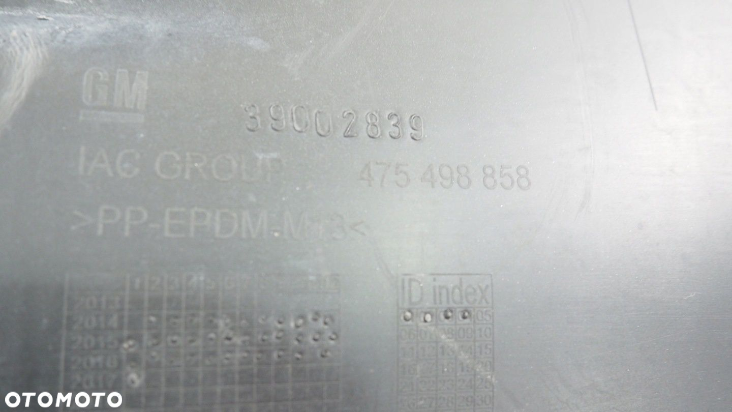 Opel Corsa E zderzak tył tylny 39002839 - 9