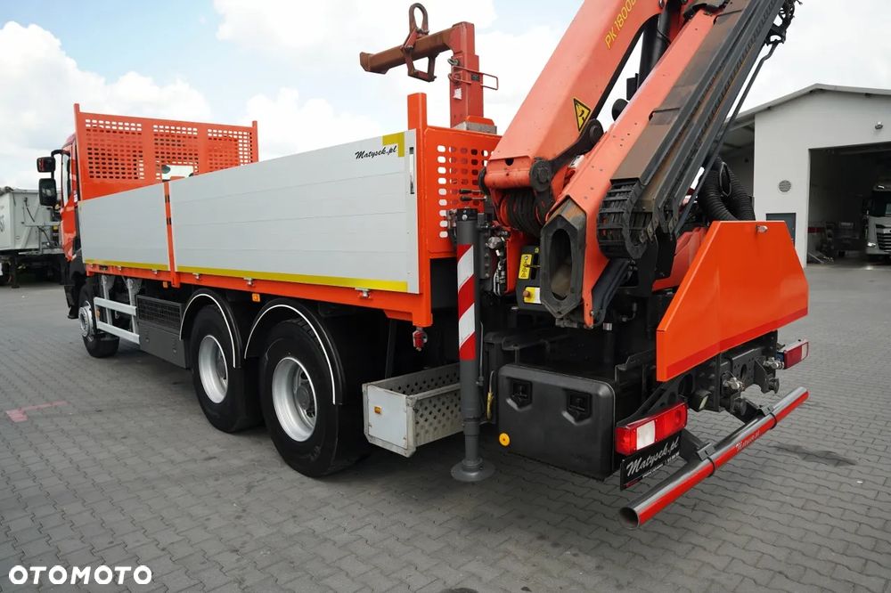 Renault C 430 / 6x4 / SKRZYNIOWY 6,5 M + HDS PALFINGER PK 18 002-EH C  / WYSÓW 12,5 M / STEROWANIE RADIOWE / ROTATOR / WIDŁY DO PALET - 15