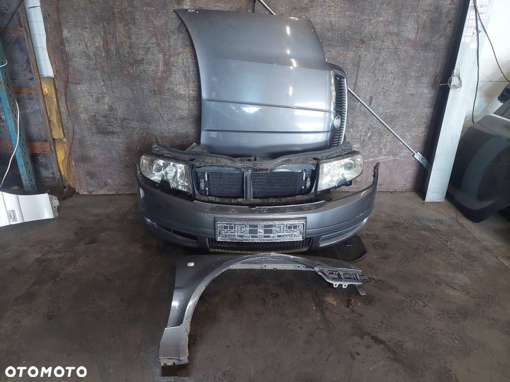 KOMPLETNY PRZÓD MASKA ZDERZAK PAS BŁOTNIK LAMPY XENON SKODA SUPERB I 9152 - 1