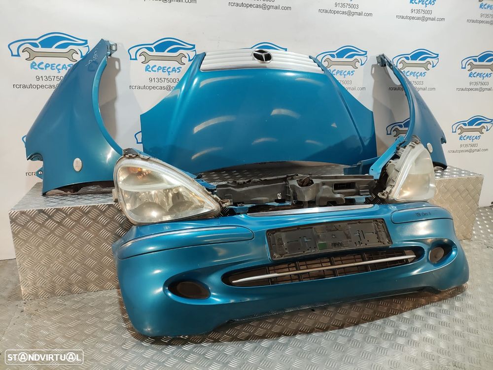 FRENTE COMPLETA MERCEDES BENZ CLASS A W168 CAPOT PARACHOQUES GUARDA-LAMAS OTICA OTICAS RADIADOR VENTILADOR FRENTE FIBRA REFORÇO - 2
