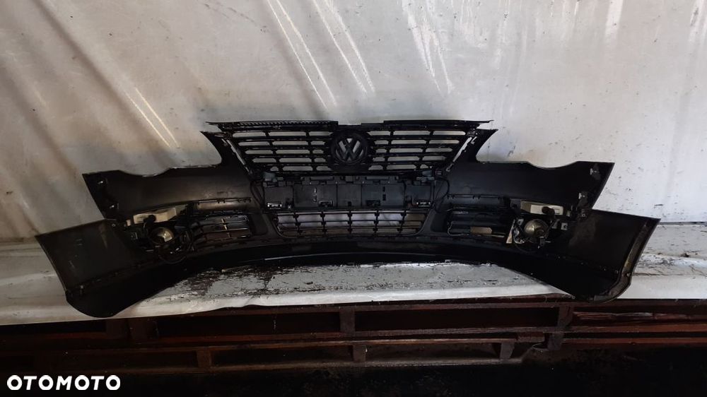 ^ ZDERZAK PRZÓD PRZEDNI DO VOLKSWAGEN VW PASSAT B6 HALOGENY LA6W SELEDYNOWY - 4