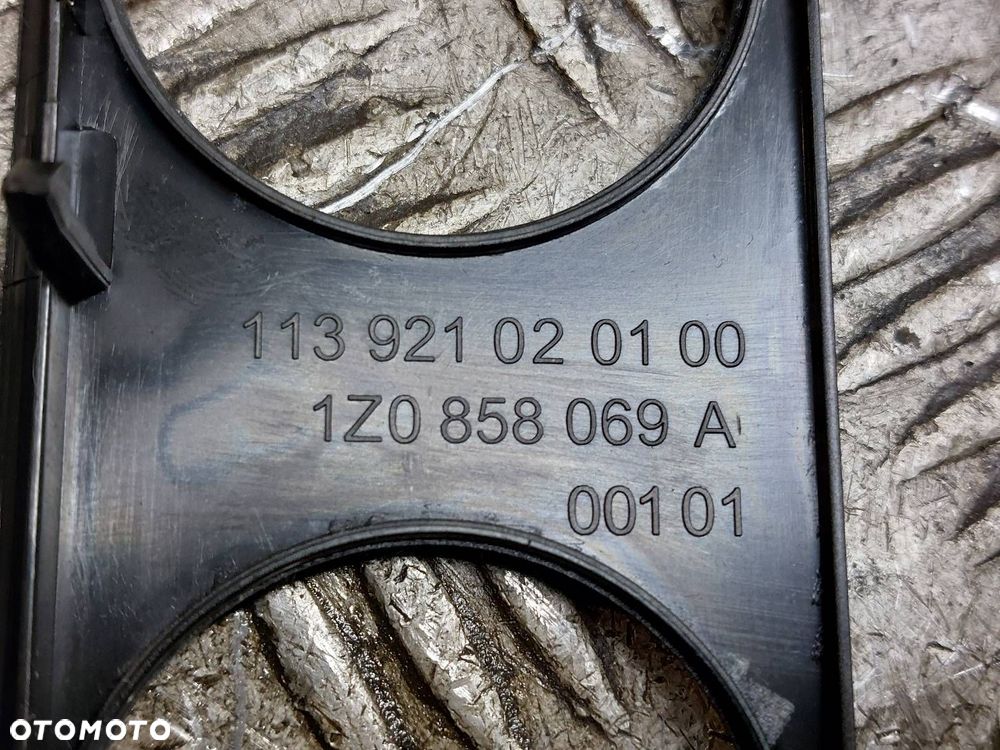 PANEL NAWIEWU KONSOLA ŚRODKOWA RAMKA SKODA OCTAVIA II 1Z0858069A - 4