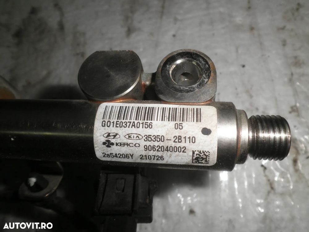 Rampa cu injectoare Hyundai ix35, Tucson, i30, Kia Sportage, 1.6 GDI 2015 35350-2B110 9062040002 - 3